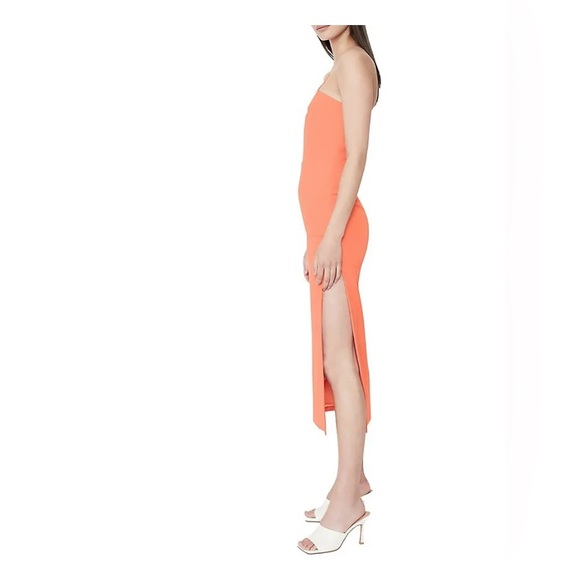 Bardot Jenna One Shoulder Orange Fizz Dress XS New w/out tag. - Picture 5 of 9